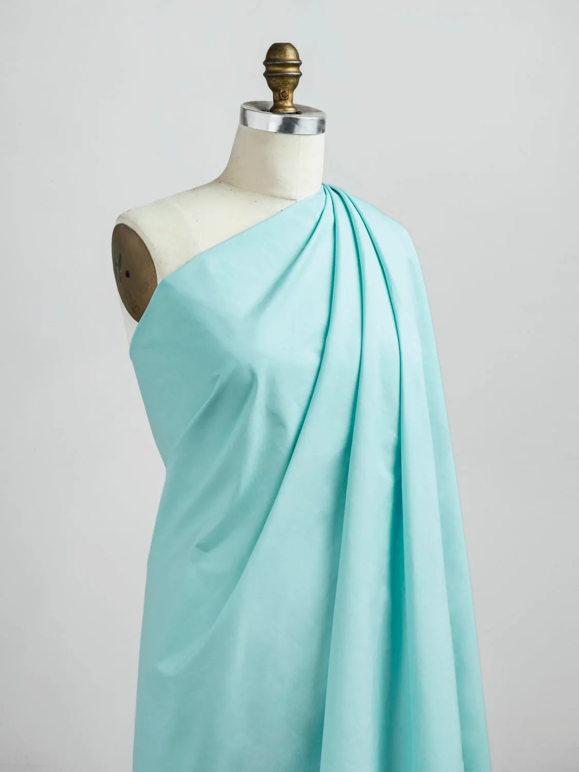 Signature Crisp Cotton Poplin - Aqua