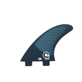 Surfboard Fins CM3 Dual Tab Thruster - CARBON BASE
