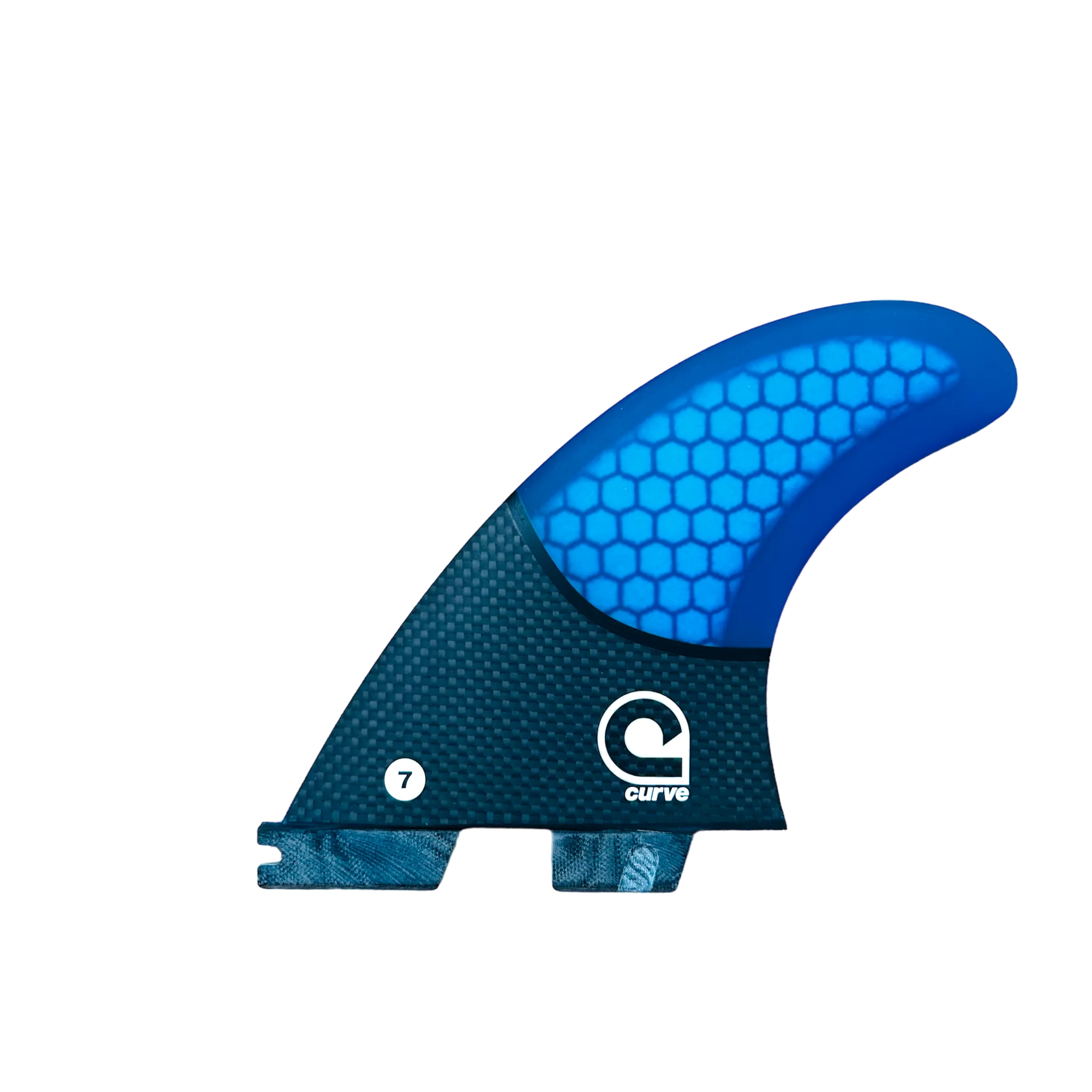 Surfboard Fins L Quad Dual Tab "II" - CARBON BASE