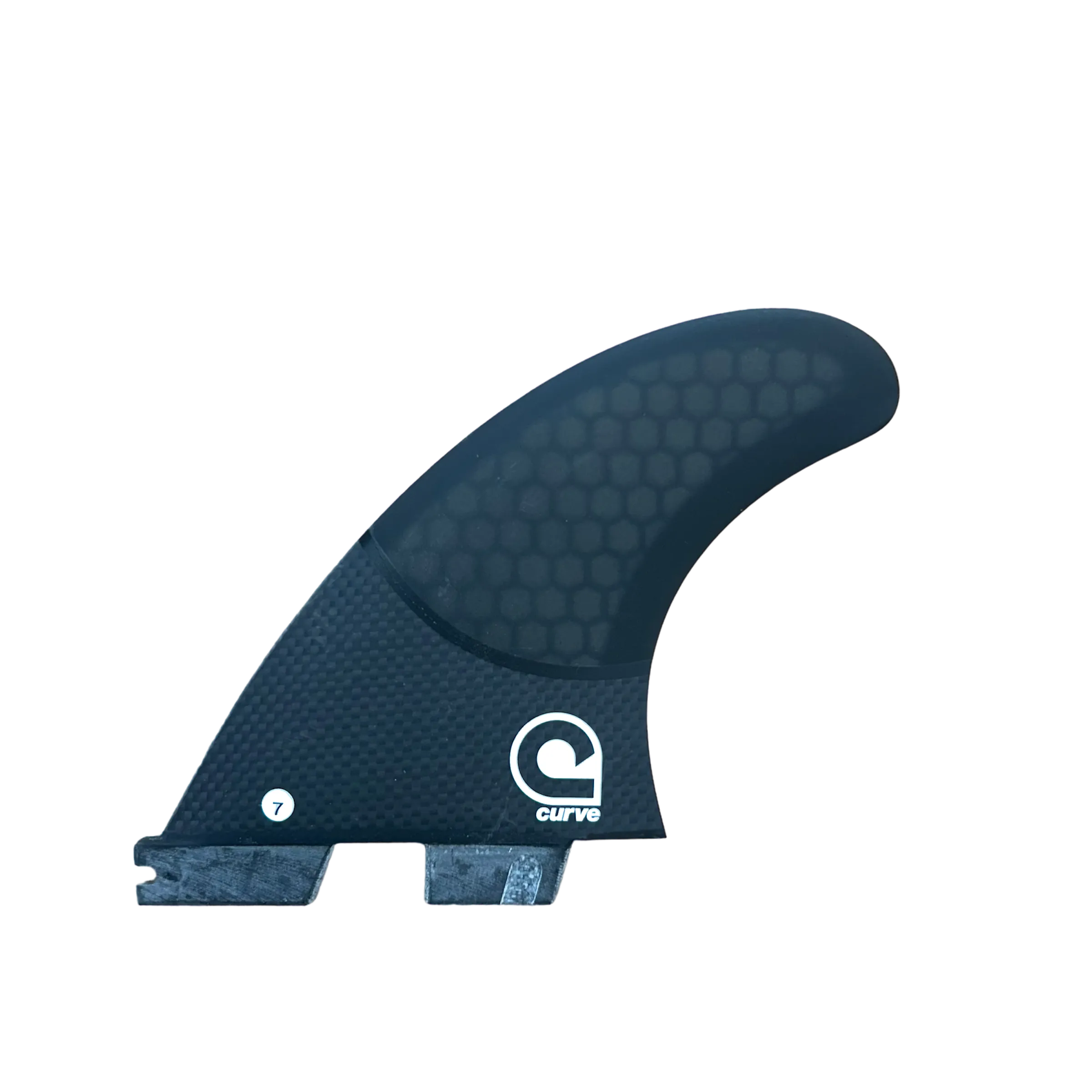 Surfboard Fins L Quad Dual Tab "II" - CARBON BASE