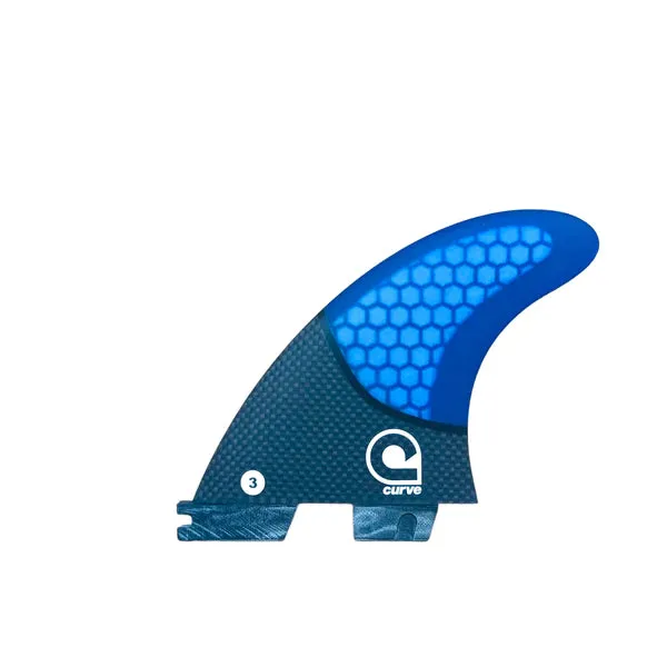 Surfboard Fins M3 - Dual Tab "II" Thruster - CARBON BASE