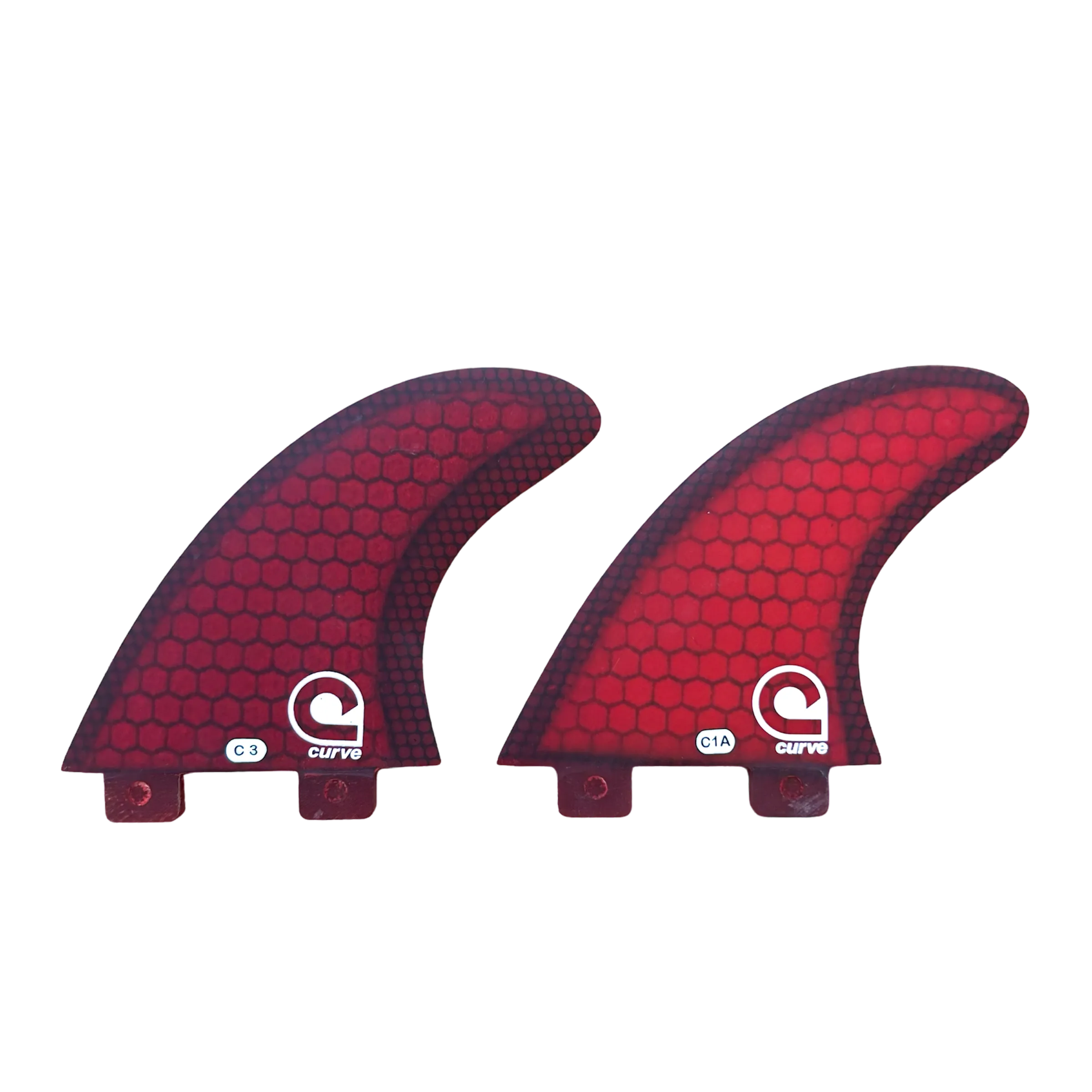 Surfboard Fins S Quad Dual Tab - CARBON MESH