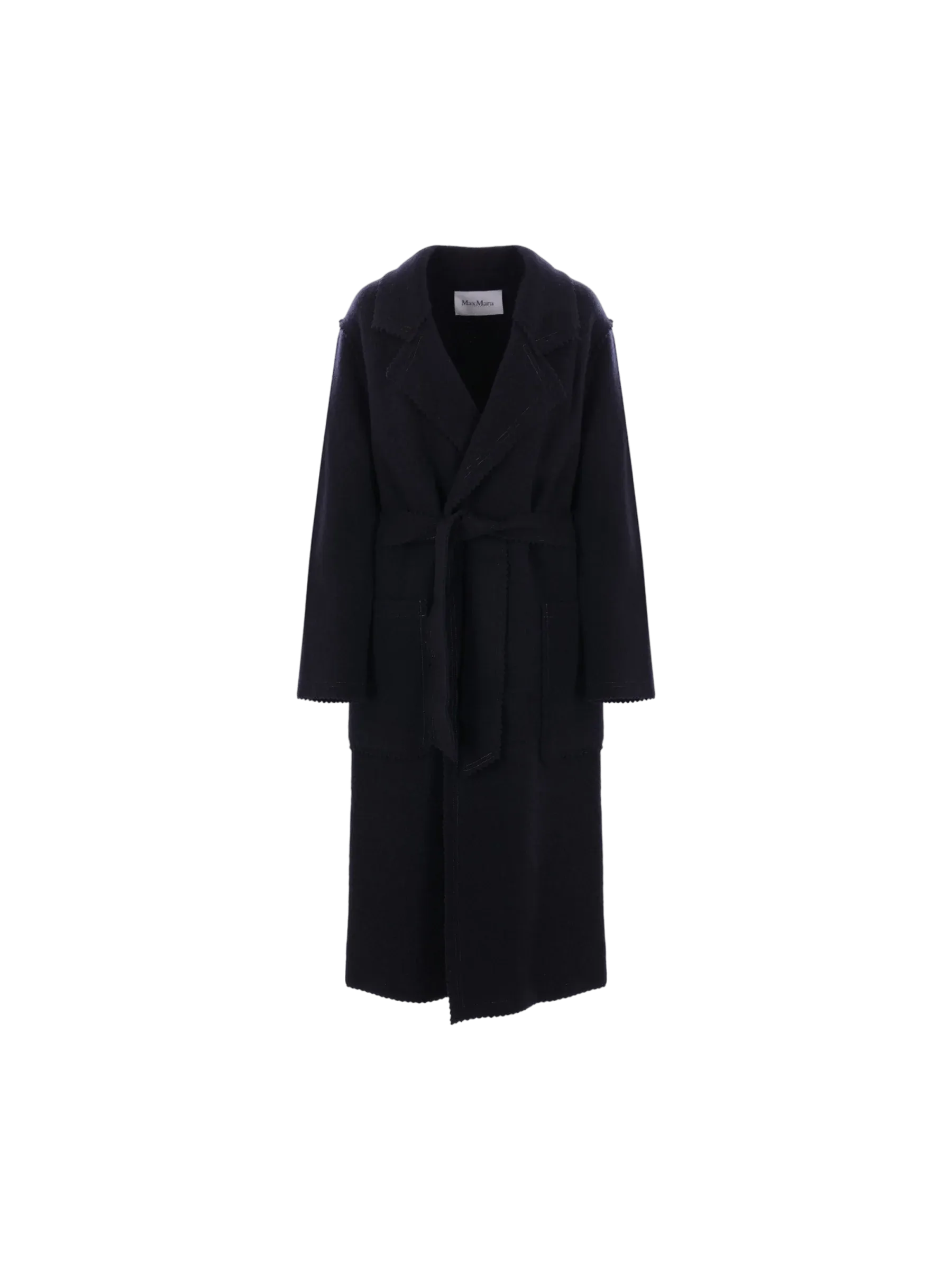 Wool Cashmere Wrap Coat